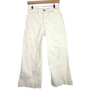 AG Rosie White Wide Leg Jeans Size 28R